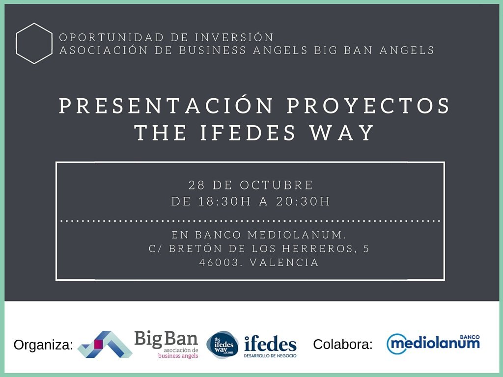 presentación proyectos The Ifedes Way
